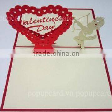 Heart (Valentine's Day) Love 3d Greeting Pop up Card photo-2