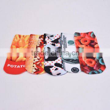 Wholesale Ladys Colorful Ankle Sublimation Blank Socks photo-6