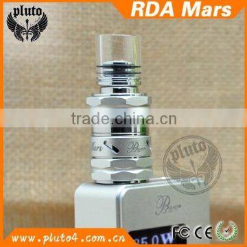 hottest sale 510 thread new invention dry herb vaporizer pluto diy rebuildable atomizer