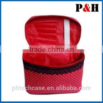 Low price useful women bag pvc cosmetic brush bags