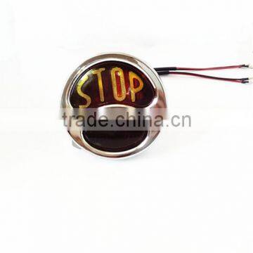 Motorcylce Vintage Retor "Stop" Tail Light Brake Lamp For Harley, Chopper, Bobber photo-4