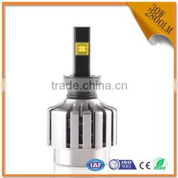 2016 Best price 30W 2800LM h3 led headlight kit with white light
