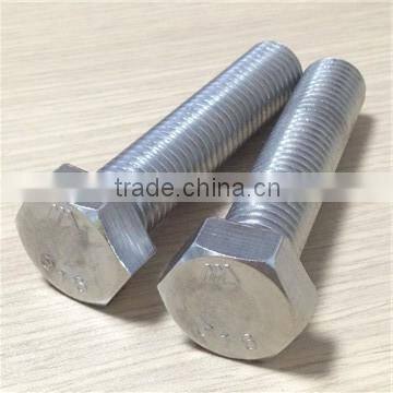 316 stainless steel hexagon head bolt