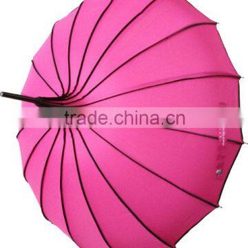 semi-automatic umbrella with tower shape, pagoda umbrella, special umbrella