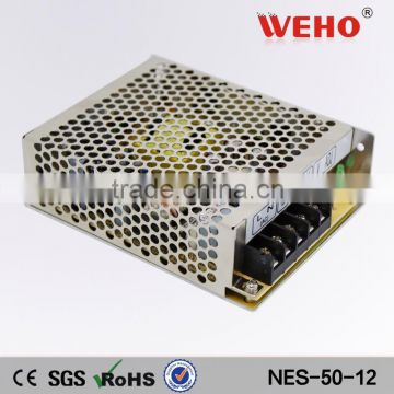 50w NES series 12v 4a led/cctv power supply