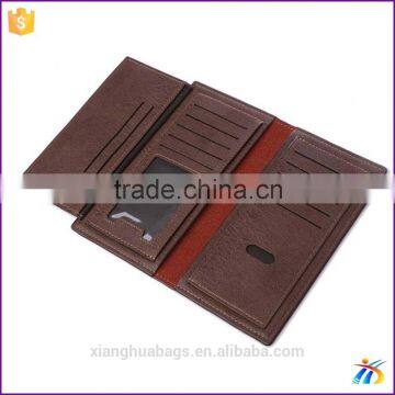 2015 classic pu leather wallets for business men handbags wholesale