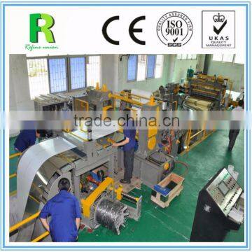 Width of strips 400-1250mm steel coil slitting machine