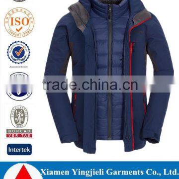 2015 fashion polyester fabric ski coats for man and 3in1 ski jacket man ski jacket