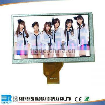 7" 800x480 resolution tft lcd panel-> 50-pin lcd display-> 800x480 tft lcd display