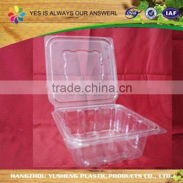 customized Transparent food clear plastic clamshell packaging