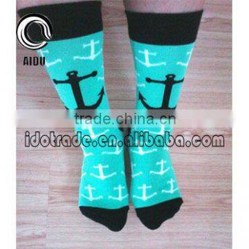 Green Cool Unsiex Socks High Quality In-Stock Socks Black 100% Cotton Socks