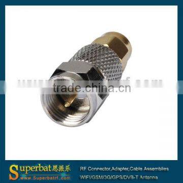 The hexagonal edge SMA-F to SMA-F coax adapter