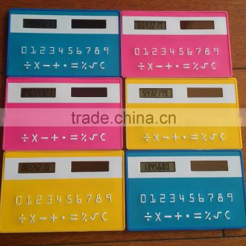 2015 hot sale mini gift credit card size calculator