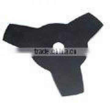 Three teeth grass trimmer blade