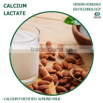 Calcium-fortified Almond Milk Added With L-calcium Lactate Powder