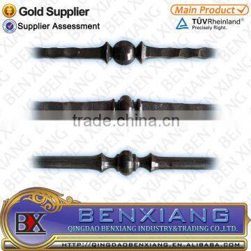 2014 China Producer Manufactucturer Factory Sand Hand Hammered Blasting Iron Wrought Iron Picket for Iron Gate Fence ,railings photo-3