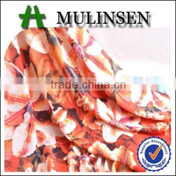 Shaoxing Mulinsen textile weft sunflower fabric fdy knitting