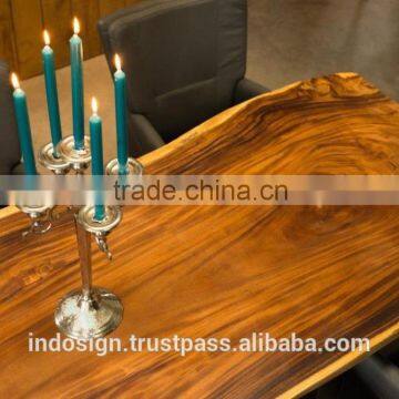 Exclusive Solid Wood Dining Tables, Suar-wood Tree Trunk Tables photo-2