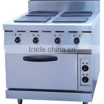 electric range with 4-burner&oven