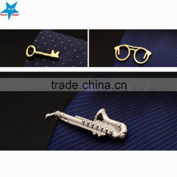 Wholesale souvenir with unique stainless steel cufflinks tie clips