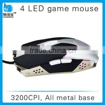USB Optical Ergonomic Gaming LED Backlight Mouse_up to 3200dpi photo-4
