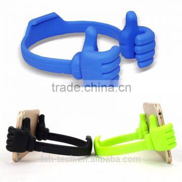 Thumb Phone Table Mount Stand Bracket Universal Mobile Cell Phone Holder for iPhone 5S 6 6S plus For Samsung Smartphone Tablet