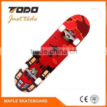 China Supplier Drop Through Drop Down 9 Ply Maple Skateboard photo-3