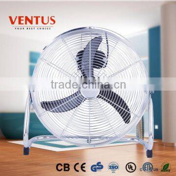 18" 3 Speed High Velocity Floor Fan With Plastic Blades