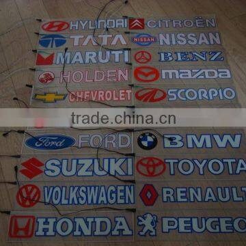 Electroluminescent car sticker / Electroluminescent sticker / glow car stickers