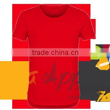 Zegaapparel Customized Round Neck 95% cotton 5% elastane t shirt