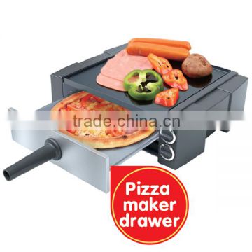 Multifunction electric griddle/ pizza maker/ skewer