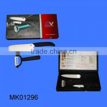 CERAMIC KNIFE WITH TPR HANDLE