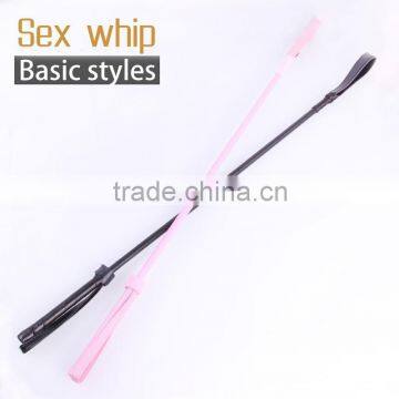 Basic sex whip with pu bondage toy for man, leather adult sex toy whips