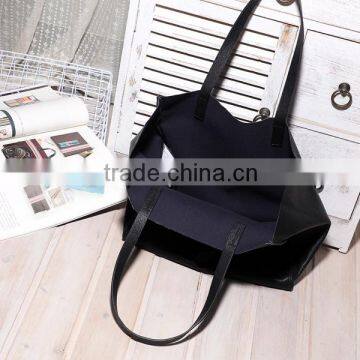 Wholesale Lady Leather Eco-friendly Reusable Shopping Bag photo-6