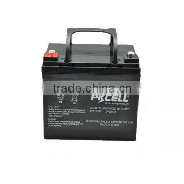 PKCELL 12V 35Ah price of lead acid battery 12v 35ah rechargeable VRLA