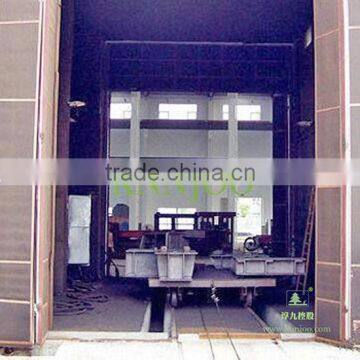 China Supplier Industrial Machinery Flat-car Through Shot Blasting Machine