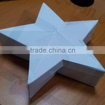 five-pointed star shape paper gift box