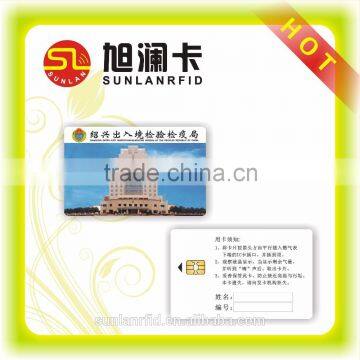 sle5542 chip smart plastic card for hotel key card / access control system