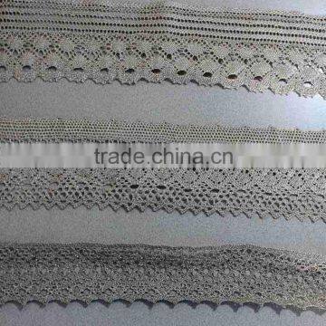 100% POLYESTER HIGH QUALITY CROCHET LACE 3.8cm-5.8cm