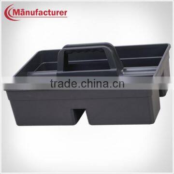 Plastic Color Handy Cleaning Basket with Bottle Holder/Tool Storage Equipment