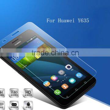 0.33mm 2.5D round curve tempered glass screen protector for huawei y635