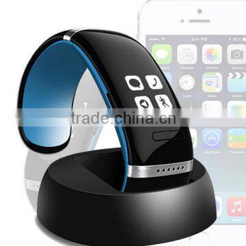 Hot sell Lithium-ion polymer battery built-in Music Player /Pedometer/Phone to prevent loss /calls smart bracelet