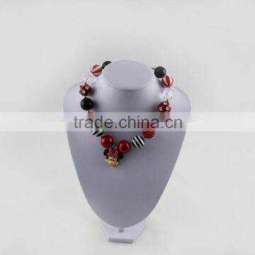 black and red bead necklace designs character bubblegum necklace for children