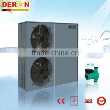 Deron hot sale air to water heat pump with WILO circulation pump 20.8kw(heating or cooling,CE)