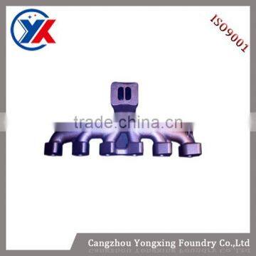 high quality high silicon molybdenum iron casting auto parts engine escape-pipe