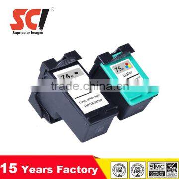 high quality no leakage Remanufactured Ink Cartridge compatible HP 74