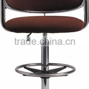 Customise Color Wine Lint Red Flannelette Bar Chair Bar Stool B17-R12 photo-2