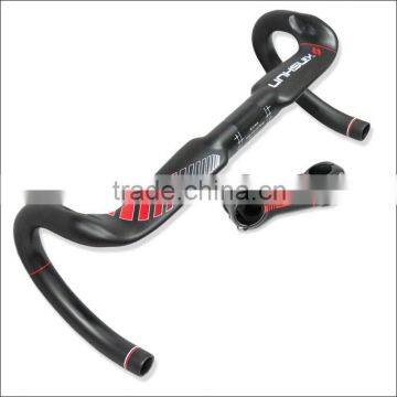 2016 Xinshun Mountain Bikes Carbon Handlebar Mtb Road Bike Accessories Bicycle Parts Grips With Stem BH2120 photo-4