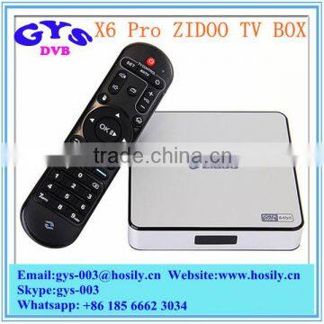 Zidoo X6 Pro Android 5.1 TV Box Octa Core RK3368 2G/16G KODI WIFI 4K*2K Smart TV Box