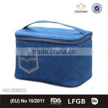 Denim fdenim funny cool bag with handle and front pocket